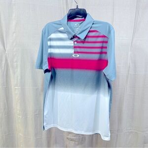 Oakley Print/Gray Polo